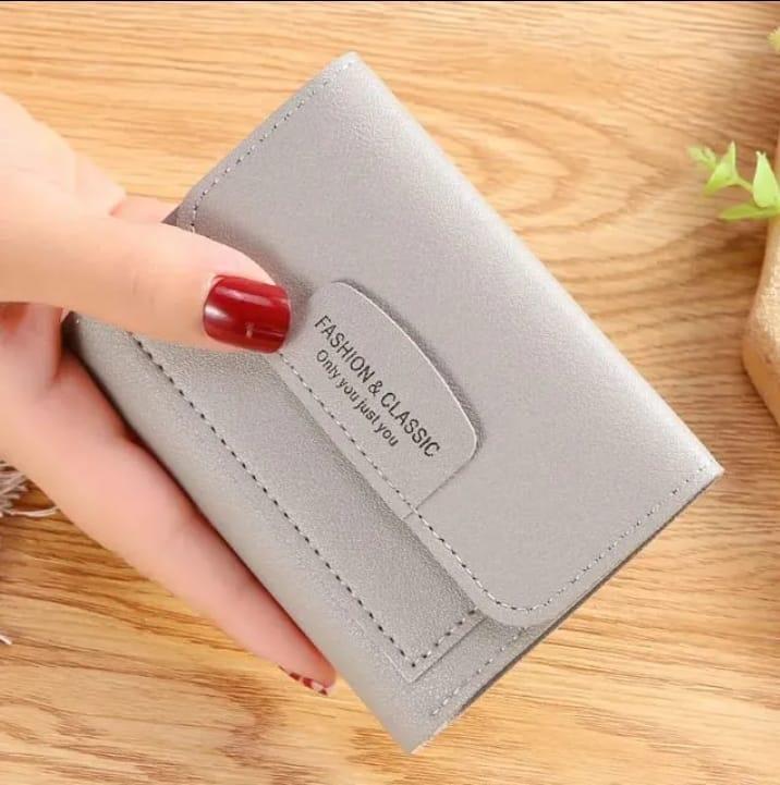 Tri Fold Wallet for Women with ID Window & Multiple Pockets