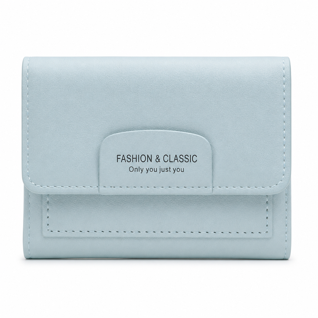 Tri Fold Wallet for Women with ID Window & Multiple Pockets
